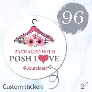 96 Thank You Stickers